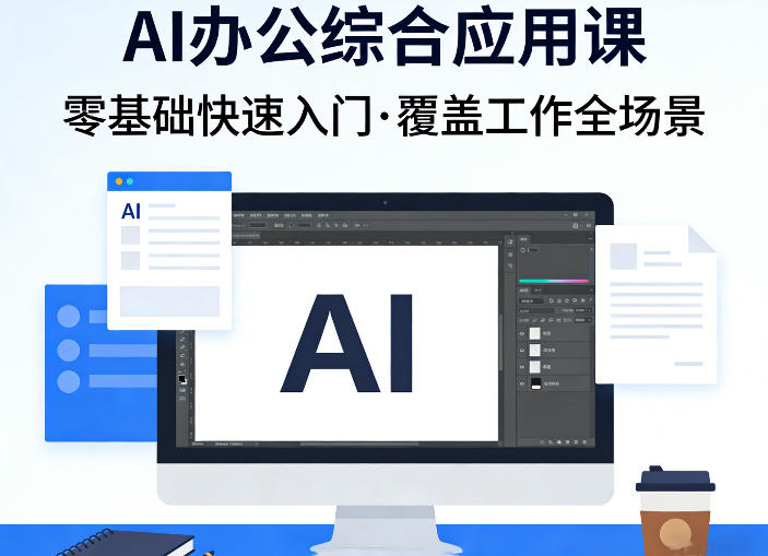 AI办公综合应用课,零基础快速入门,覆盖了工作中各种应用场景-知创网