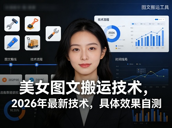 美女图文搬运技术，2026年最新技术，具体效果自测-知创网