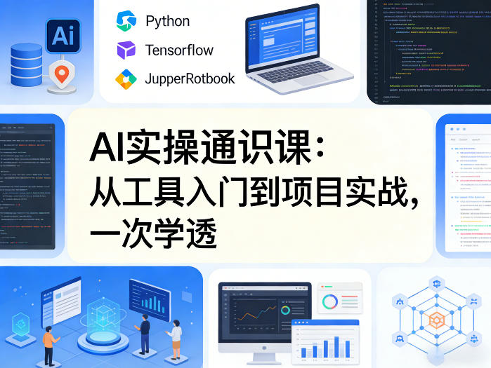 AI实操通识课，从工具入门到项目实战，一次学透-知创网