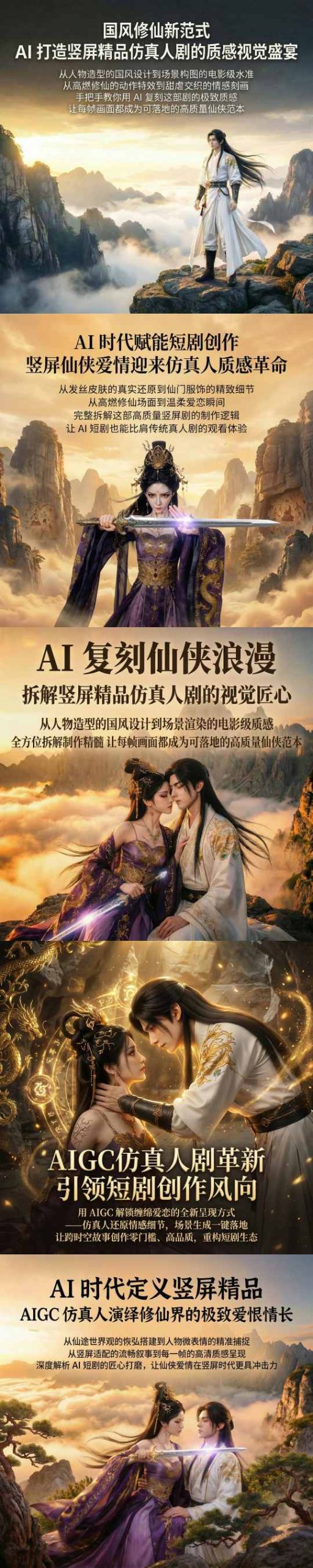 图片[2]-AIGC仿真人《合欢宗》短剧教学，用AIGC解锁缠绵爱恋的全新呈现方式，让跨时空故事创作零门槛、高品质，重构短剧生态-知创网