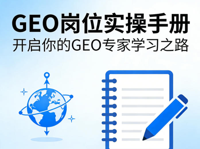 GEO岗位实操手册,开启你的GE0专家学习之路-知创网
