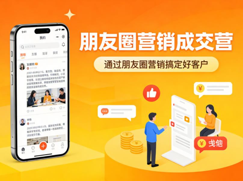 朋友圈营销成交营,通过朋友圈营销来搞定好客户-知创网