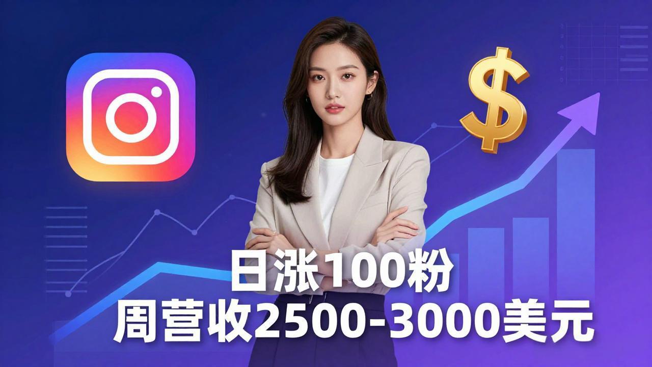 （18299期）想做数字产品？Sheri亲授：日涨100粉、每周2500至3000美元的营收，Instagram躺着赚-知创网
