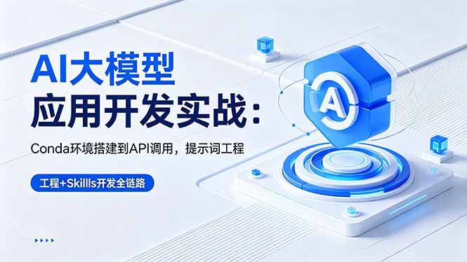 （18518期）AI 大模型应用开发实战：Conda环境搭建到API调用，提示词工程+Skills开发全链路-知创网