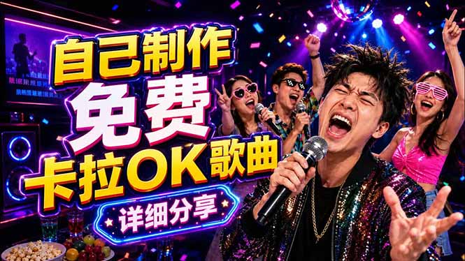 （18610期）免费卡拉OK歌曲制作全攻略：音轨分离字幕制作，零基础快速做出专业K歌视频-知创网