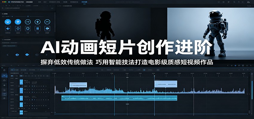 AI动画短片创作进阶：摒弃低效传统做法，巧用智能技法打造电影级质感短视频作品-知创网