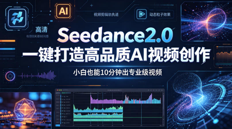 Seedance2.0一键打造高品质AI视频创作，小白也能10分钟出专业级视频-知创网