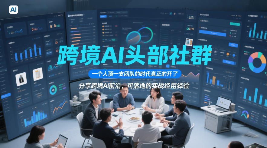 跨境AI头部社群，一个人顶一支团队的时代真正的开始了，分享跨境AI前沿，可落地的实战经验（更新5月11日）-知创网