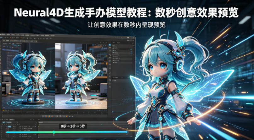 Neural4D生成手办模型教程，让创意效果在数秒内呈现预览-知创网