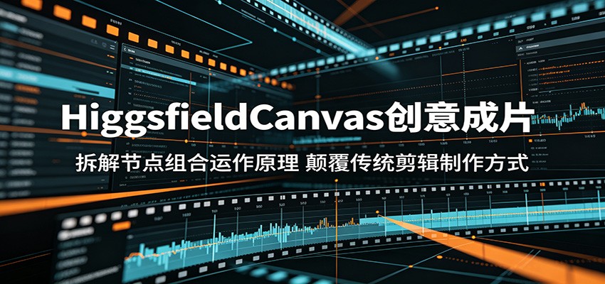 HiggsfieldCanvas创意成片：拆解节点组合运作原理，颠覆传统剪辑制作方式-知创网