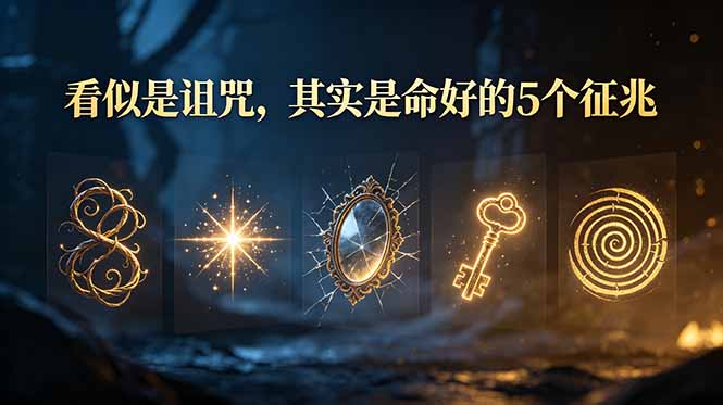（19089期）付费文章：看似是诅咒，其实是命好的5个征兆-知创网