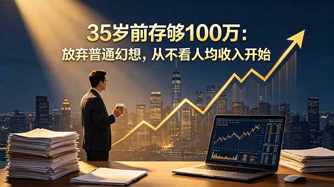 （18689期）35岁前存够100万：放弃普通幻想，从不看人均收入开始-知创网