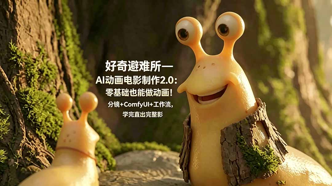 (18924期)好奇避难所—AI动画电影制作2.0:零基础也能做动画!分镜+ComfyUI+工作流,学完直出完整影片-知创网