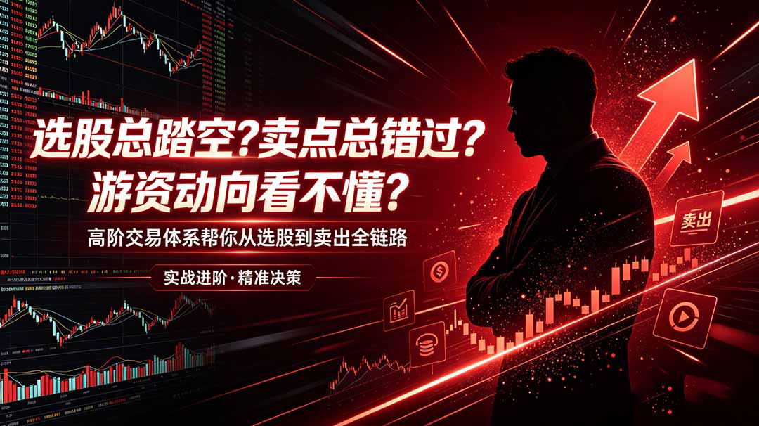 （18937期）选股总踏空？卖点总错过？游资动向看不懂？高阶交易体系帮你从选股到卖出全链路（更新6月）-知创网