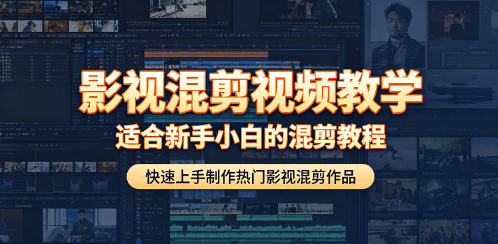 影视混剪视频教学，适合新手小白的混剪教程，快速上手制作热门影视混剪作品-知创网