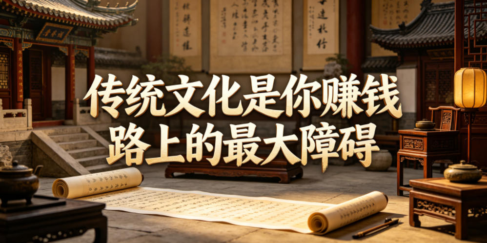 付费文章:传统文化是你賺钱路上的最大障碍-知创网