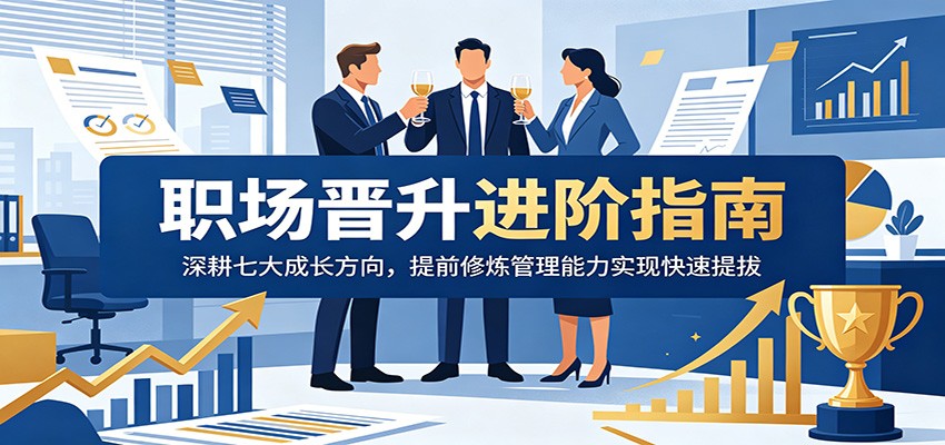 职场晋升进阶指南：深耕七大成长方向，提前修炼管理能力实现快速提拔-知创网
