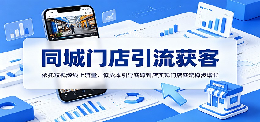 同城门店引流获客：依托短视频线上流量，低成本引导客源到店实现门店客流稳步增长-知创网
