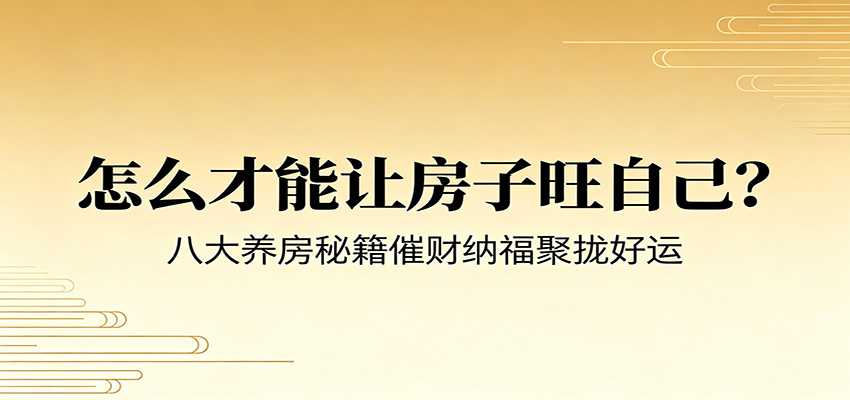 付费文章《怎么才能让房子旺自己？》八大养房秘籍催财纳福聚拢好运-知创网