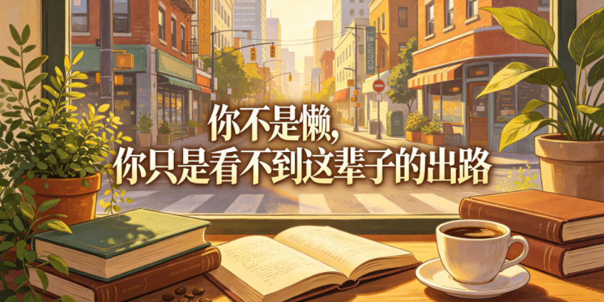 付费文章：你不是懒，你只是看不到这辈子的出路-知创网