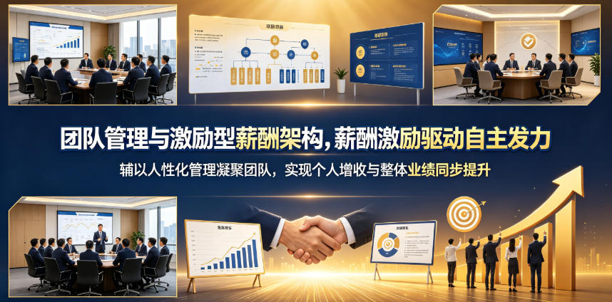 团队管理与激励型薪酬架构，薪酬激励驱动自主发力，辅以人性化管理凝聚团队，实现个人增收与整体业绩同步提升-知创网