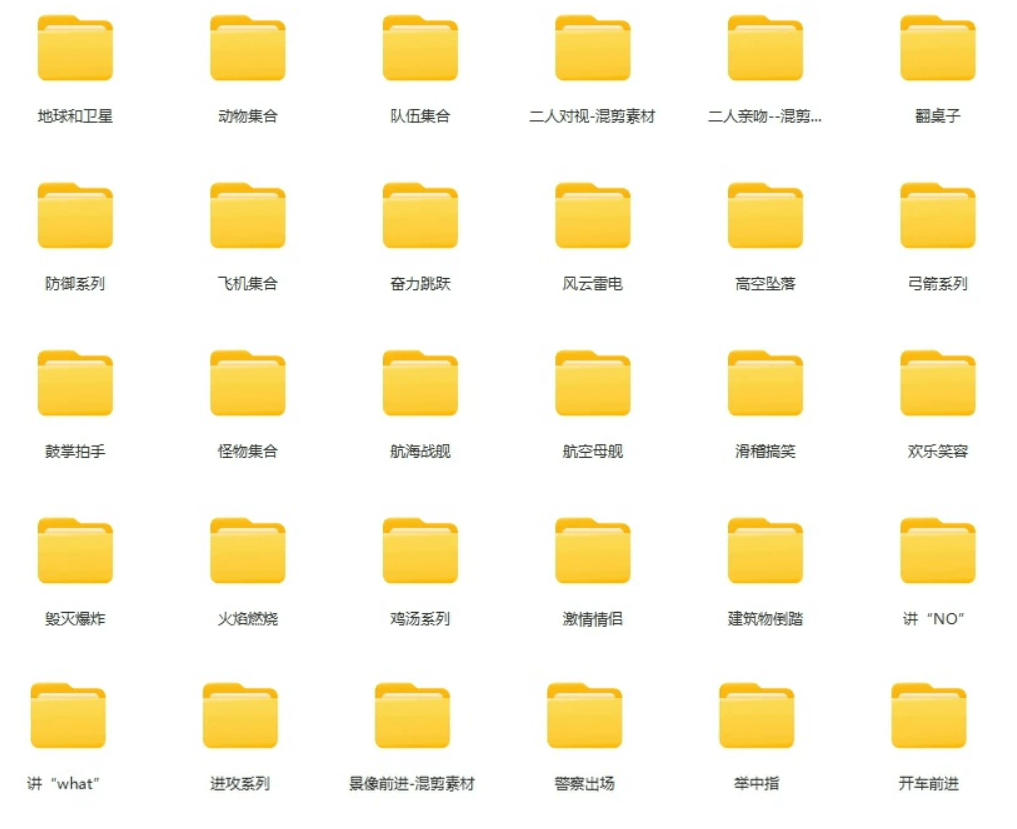 图片[2]-【影视剪辑素材合集】15800+高清混剪卡点｜热门影视精彩片段｜人物/城市/场景全覆盖，中文分类清晰-知创网