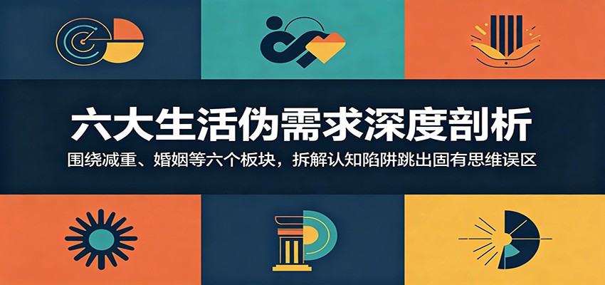 六大生活伪需求深度剖析：围绕减重、婚姻等六个板块，拆解认知陷阱跳出固有思维误区-知创网