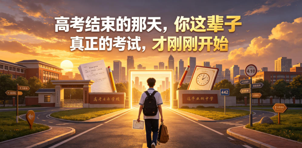 付费文章:高考结束的那天,你这辈子真正的考试,才刚刚开始-知创网