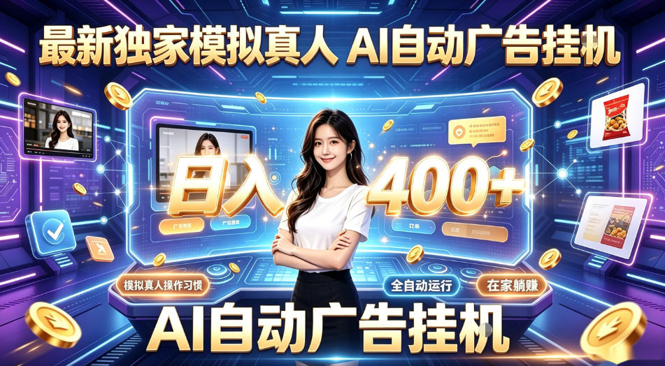 最新独家模拟真人，AI自动挂号挂G，日入400+，全程全自动运行，无需人工【揭秘】-知创网
