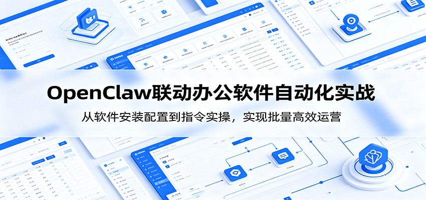 OpenClaw自动化实操课：从软件安装配置到指令实操，实现批量高效运营-知创网