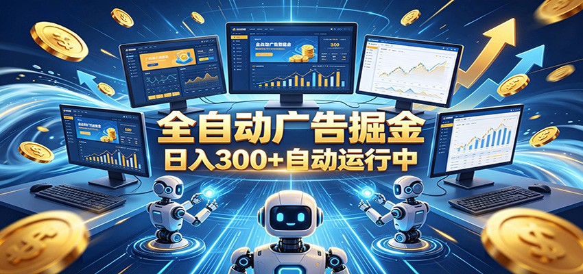 自动广告G机，日入300+，正规平台，广告浏览获益，时间自由，适合各类人群日常增收-知创网