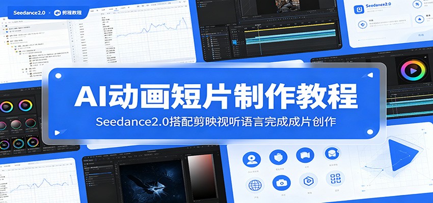 AI动画短片制作教程:Seedance2.0搭配剪映视听语言完成成片创作-知创网