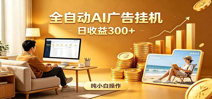AI风口项目，全程解放双手，后台自动运行赚取收益，每天稳定收益300+-知创网
