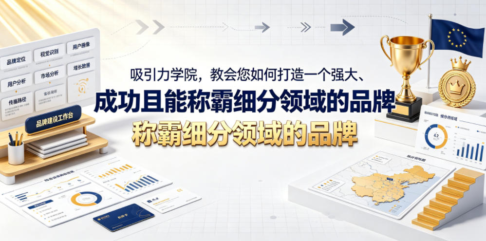 吸引力学院，教会您如何打造一个强大、成功且能称霸细分领域的品牌！【原创双语字幕】-知创网