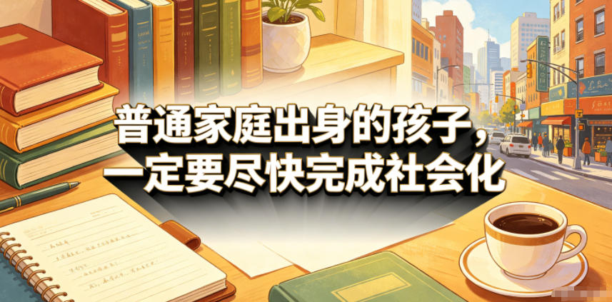 付费文章：普通家庭出身的孩子，一定要尽快完成社会化-知创网