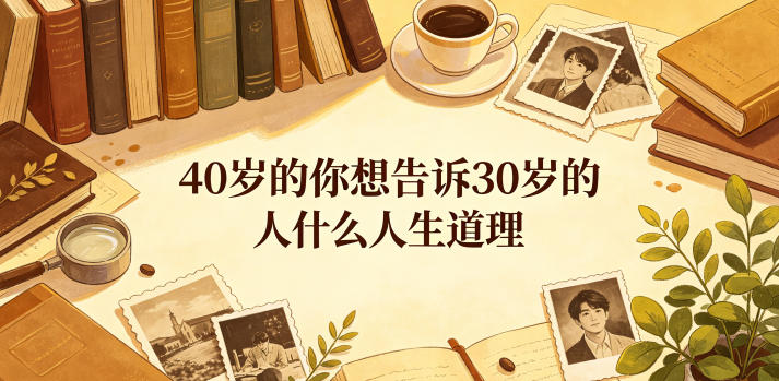 公众号付费文章：40岁的你想告诉30岁的人什么人生道理？-知创网