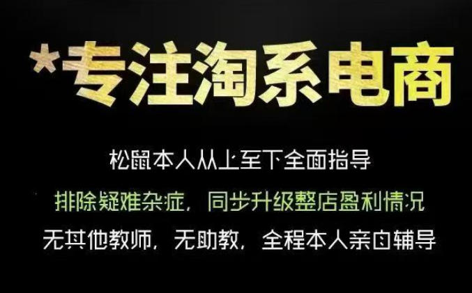 松鼠会电商VIP课程，从基础布局到高阶优化，助你掌握淘宝运营逻辑，提升店铺流量与转化-知创网