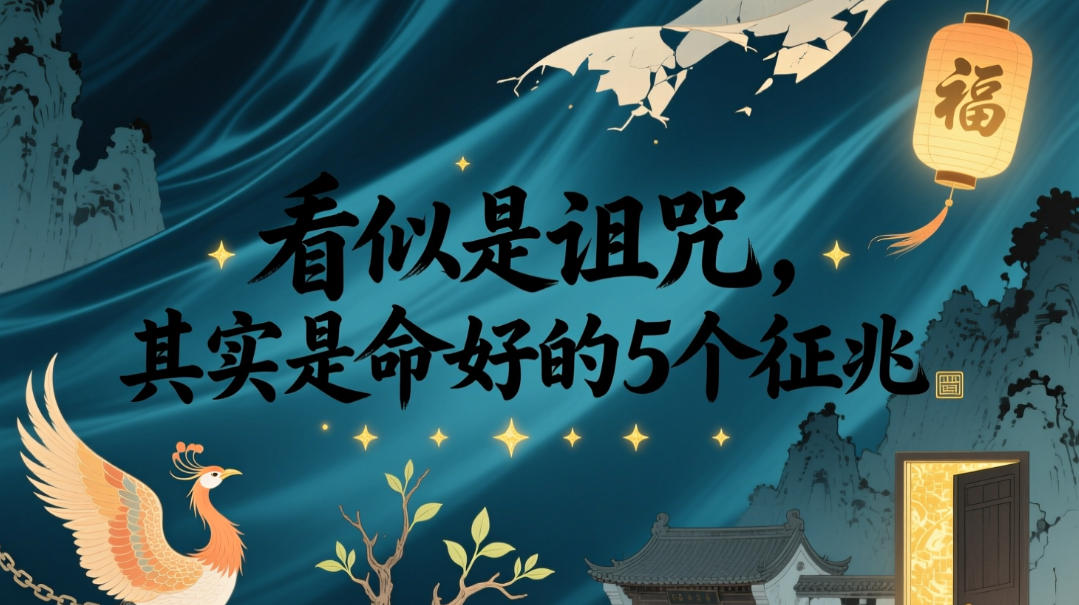 付费文章：看似是诅咒，其实是命好的5个征兆-知创网
