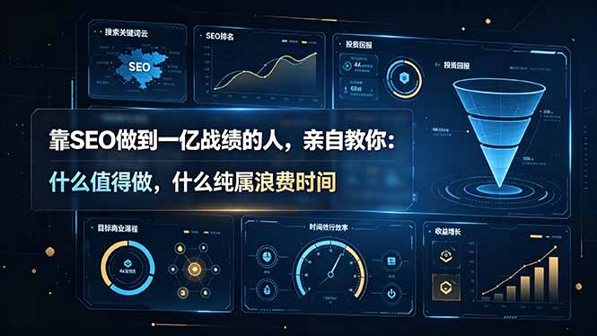 （19197期）靠SEO做到一亿战绩的人，亲自教你：什么值得做，什么纯属浪费时间【原创双语字幕】-知创网