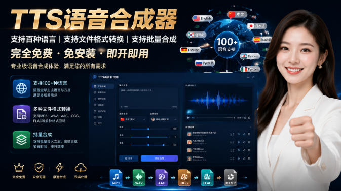 (19374期)最新TTS配音,支持批量,支持文件格式转换,功能超多-知创网