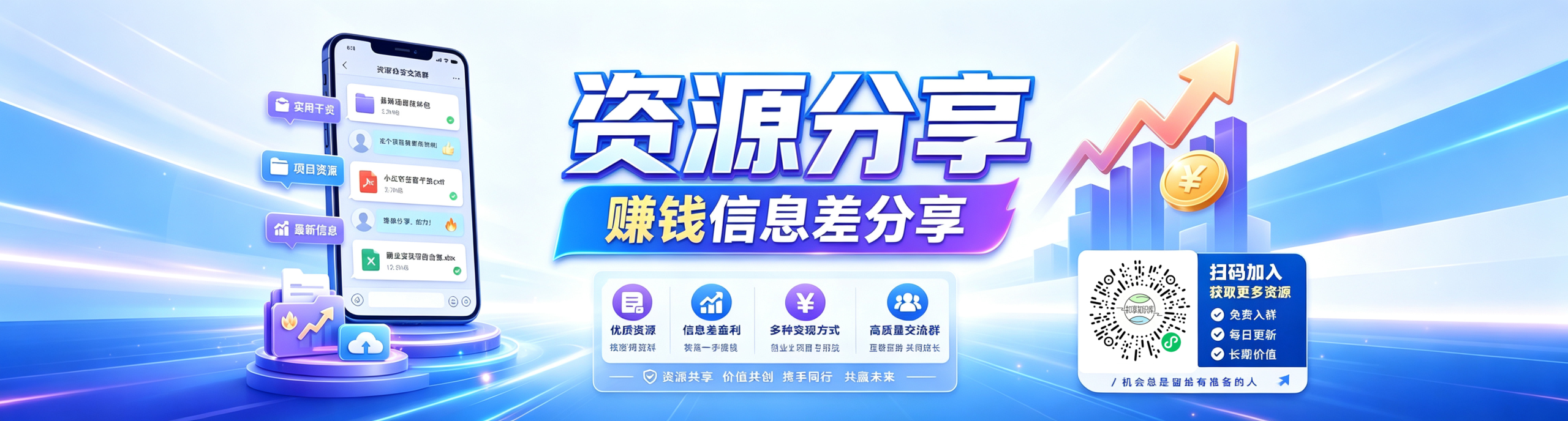 免费邀请你进信息差和资源分享群!-知创网