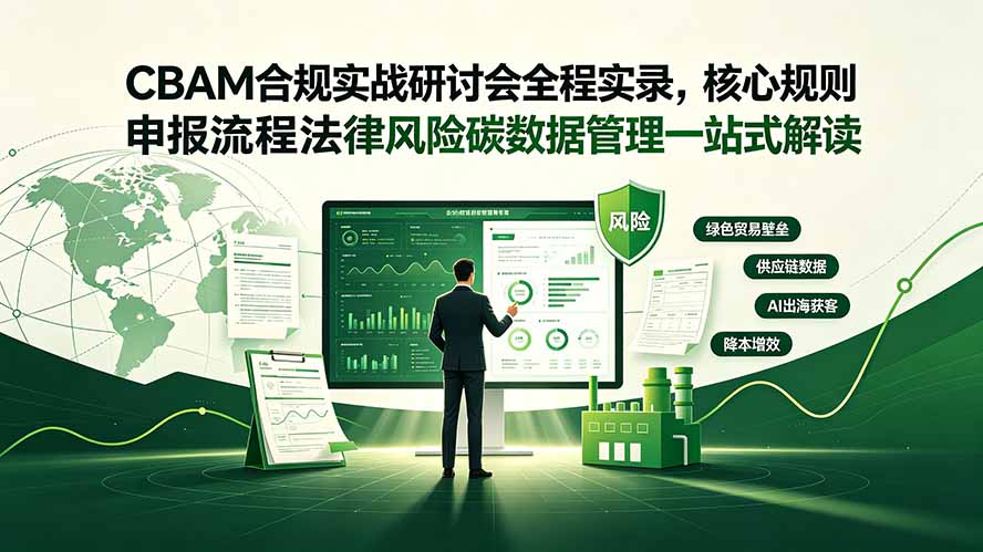 （19235期）CBAM合规实战研讨会全程实录，核心规则申报流程法律风险碳数据管理一站式解读-知创网