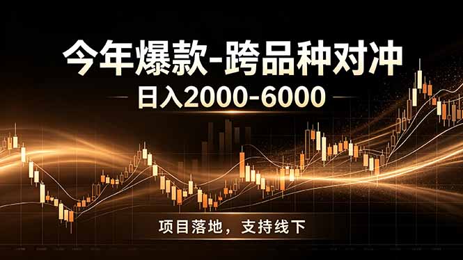 (19179期)全新跨品种对冲模式上线!日稳定盈利 2000-6000,合规长久可批量放大-知创网