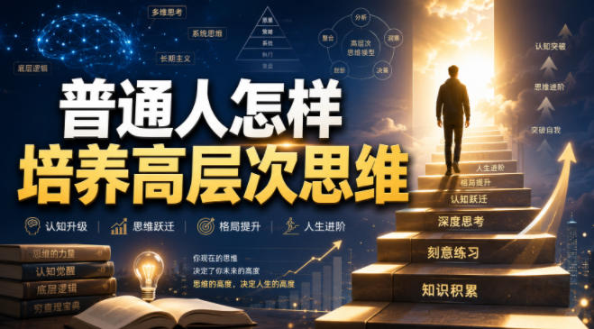 付费文章：普通人怎样培养高层次思维-知创网