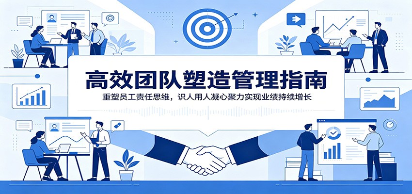 高效团队塑造管理指南：重塑员工责任思维，识人用人凝心聚力实现业绩持续增长-知创网