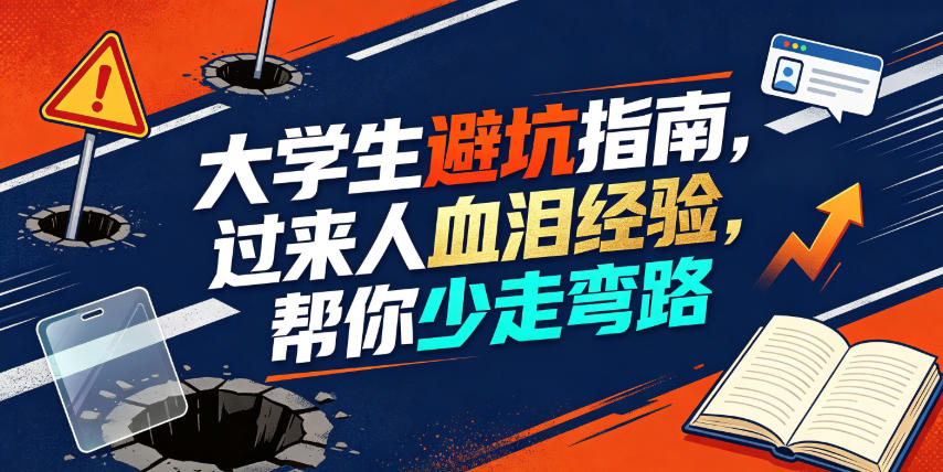 某公众号付费文章：大学生避坑指南，过来人血泪经验，帮你少走弯路-知创网