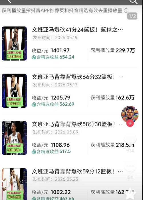图片[2]-抖音8W粉丝博主的篮球人物深度解析解说教学，零门槛玩转伙伴计划与精选独家，单日稳定收益1k+-知创网