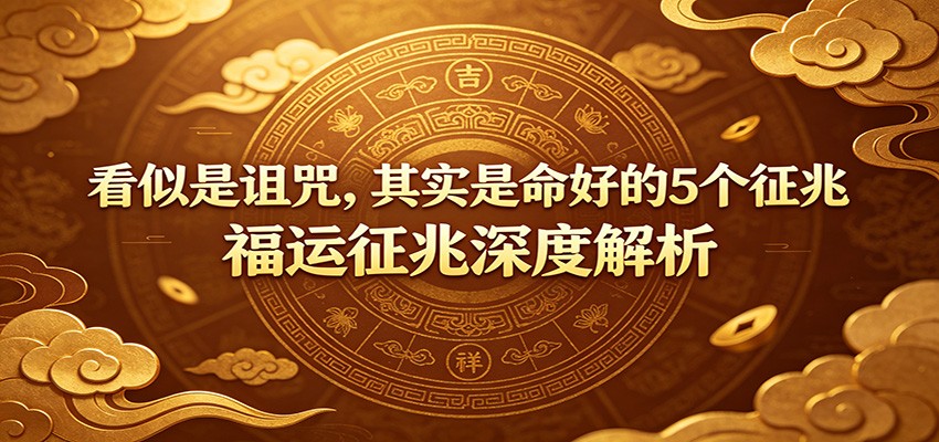 付费文章：《看似是诅咒，其实是命好的5个征兆》福运征兆深度解析-知创网