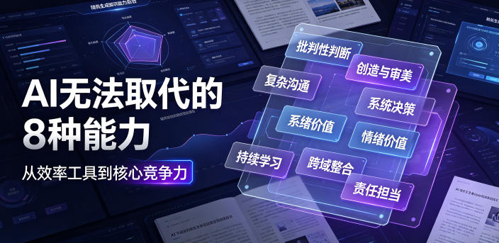 付费文章:AI无法取代的8种能力-知创网