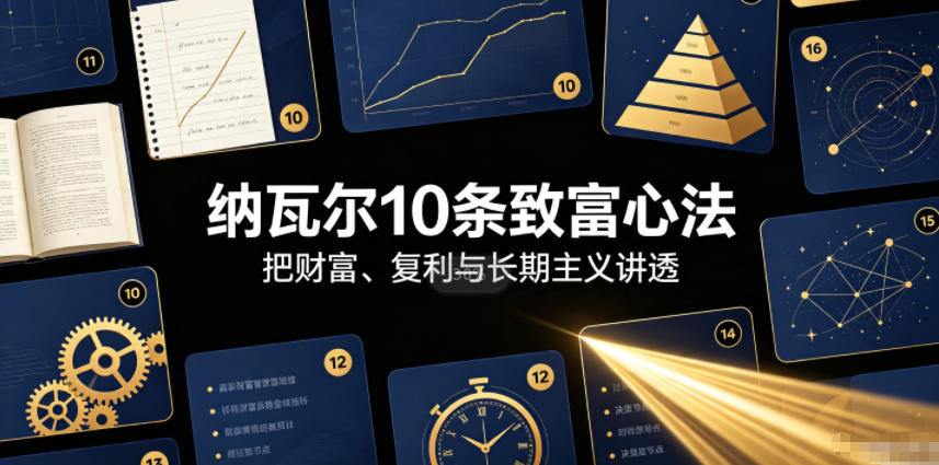 付费文章:纳瓦尔10条致富心法-知创网